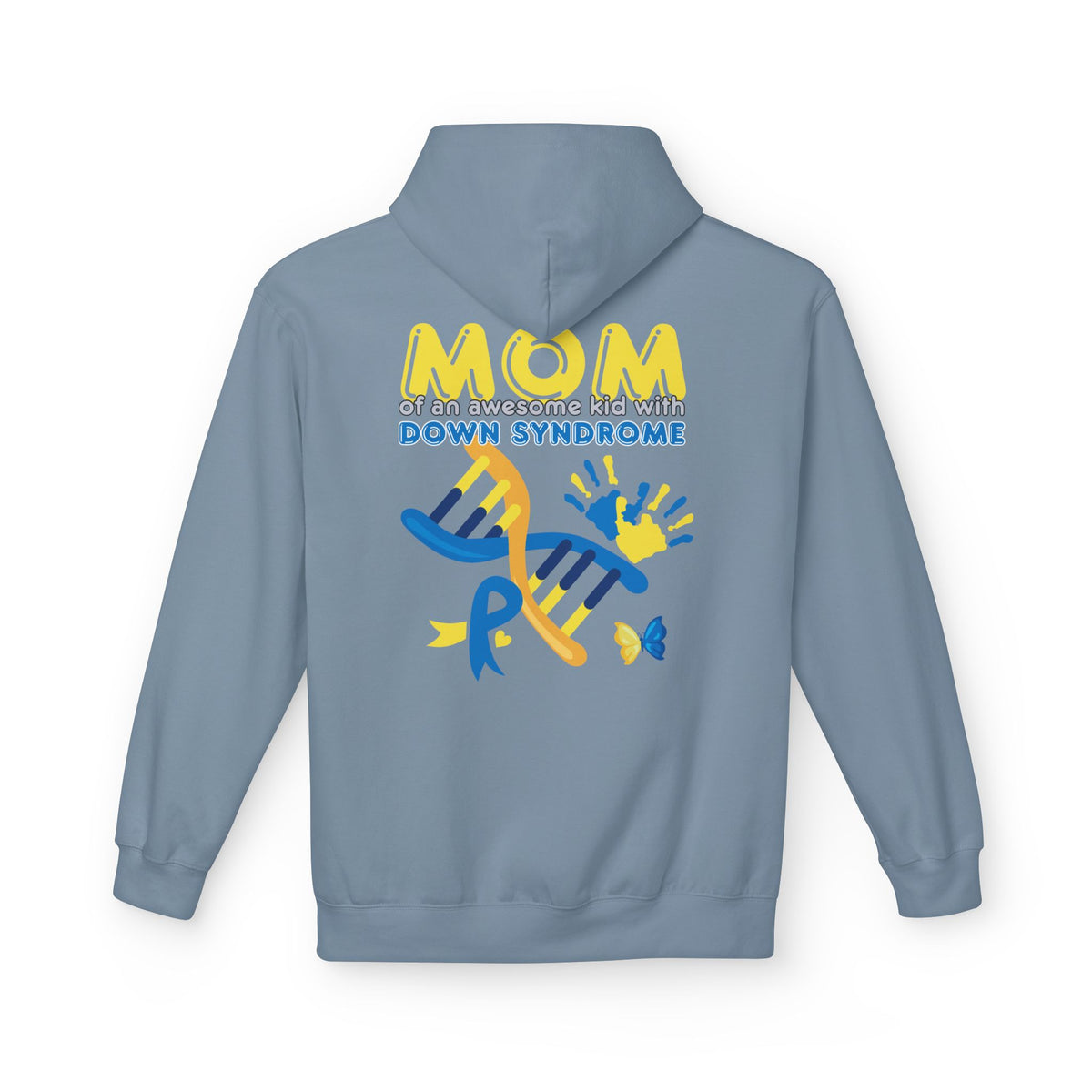 Down Syndrome Mom Hoodie - "Mom of an Awesome Kid with Down Syndrome" Support Pullover