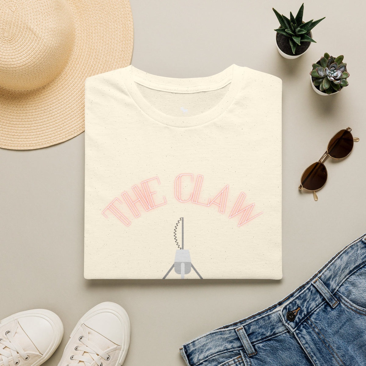 The Claw T‑Shirt — Retro Arcade Toy Claw Machine Tee