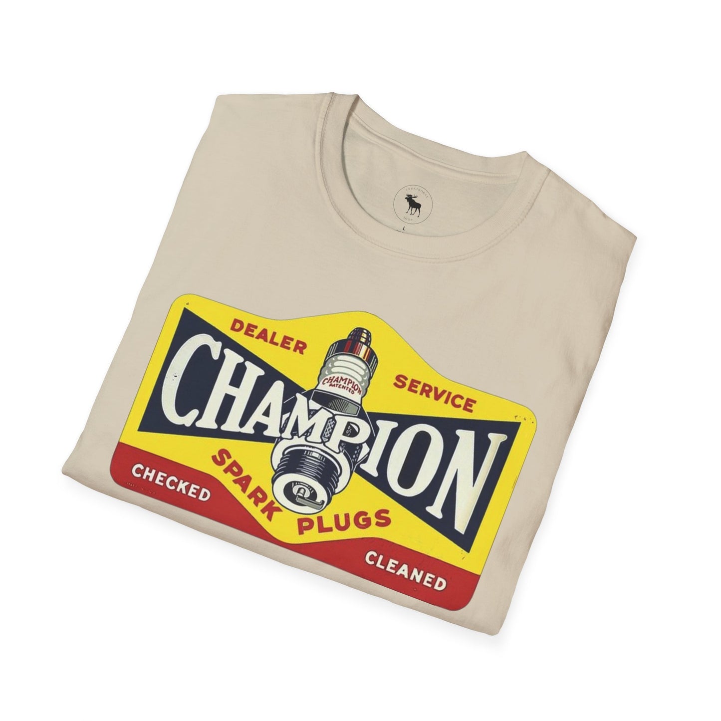 Champion Spark Plugs Vintage T-Shirt, Retro Car Lover's Tee, Unisex Graphic Shirt, Collector's Apparel, Father's Day Gift