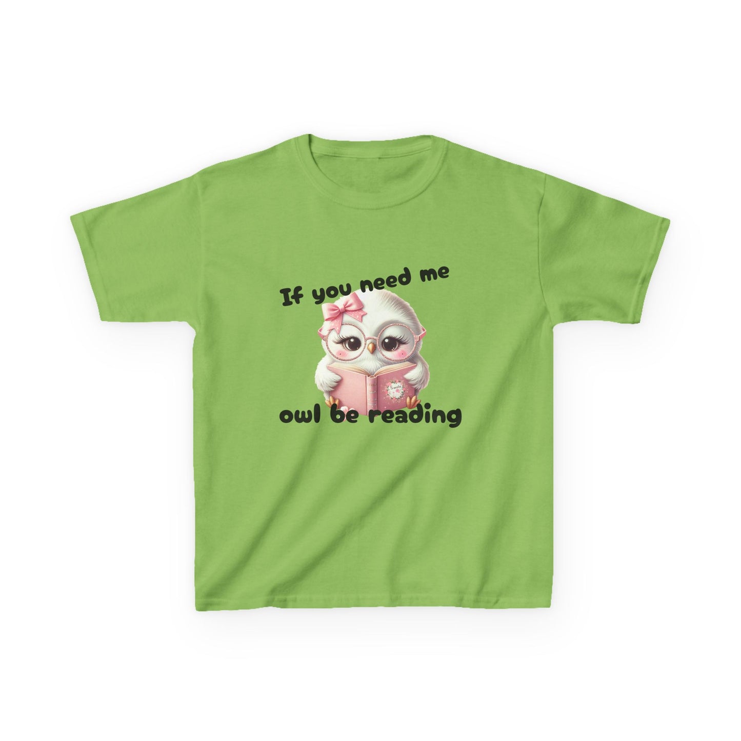 Kids T-Shirt, Cute Owls Design, Bookworm Gift, Youth Reader Tee, Children's Literature Shirt