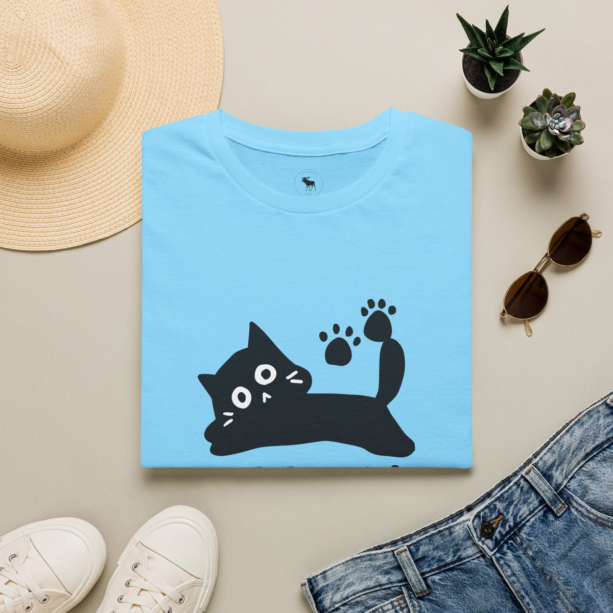 Purr-ma Cat T-Shirt — Cute Paw Print Kitty Tee for Cat Lover grandma