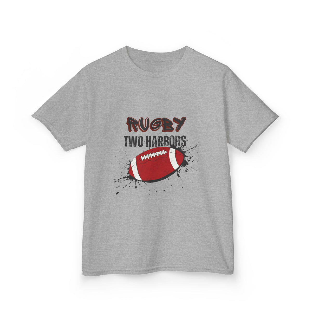 Kids Rugby Two Harbors T‑Shirt — Youth Football Graphic Tee