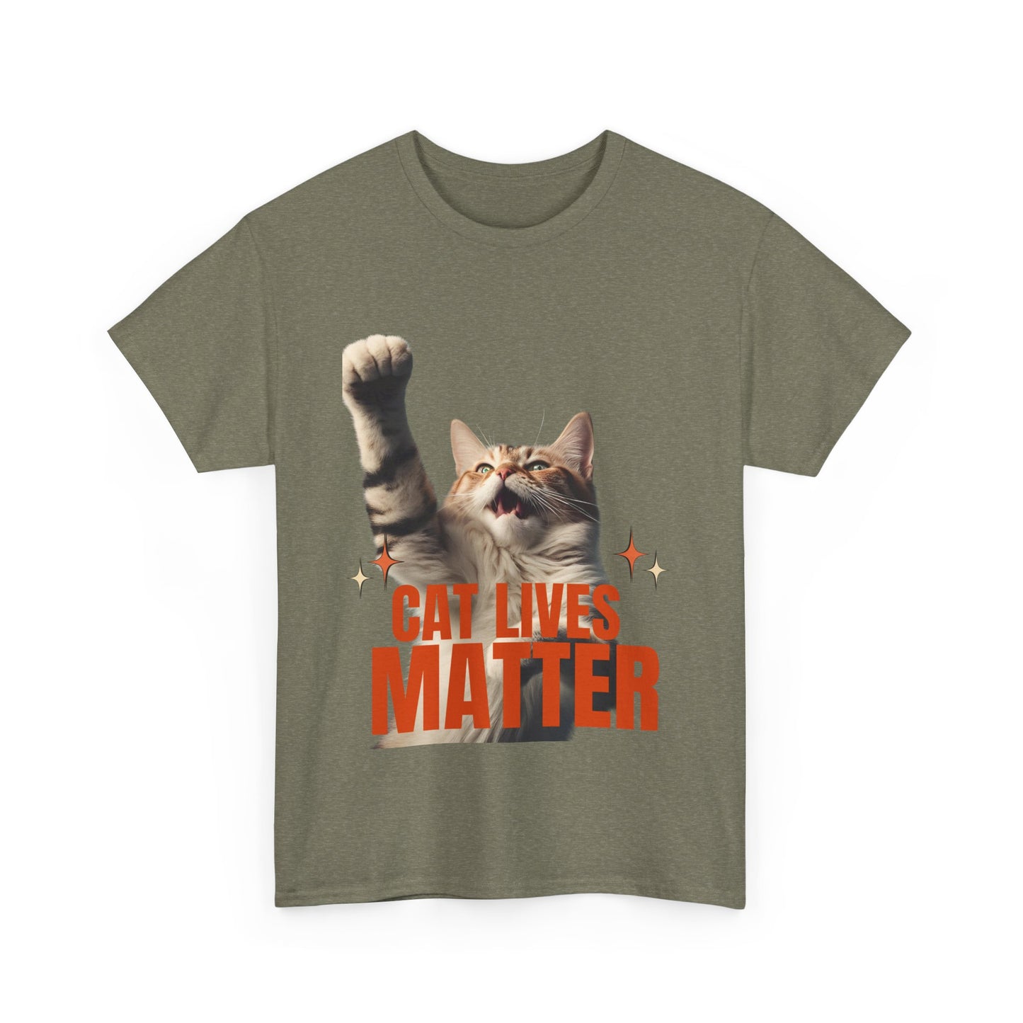 Cat Lives Matter Unisex Tee, Funny Political Shirt, Trump Cat Lovers Gift, Activist Protest Apparel, Animal Rights Activism Clothing
