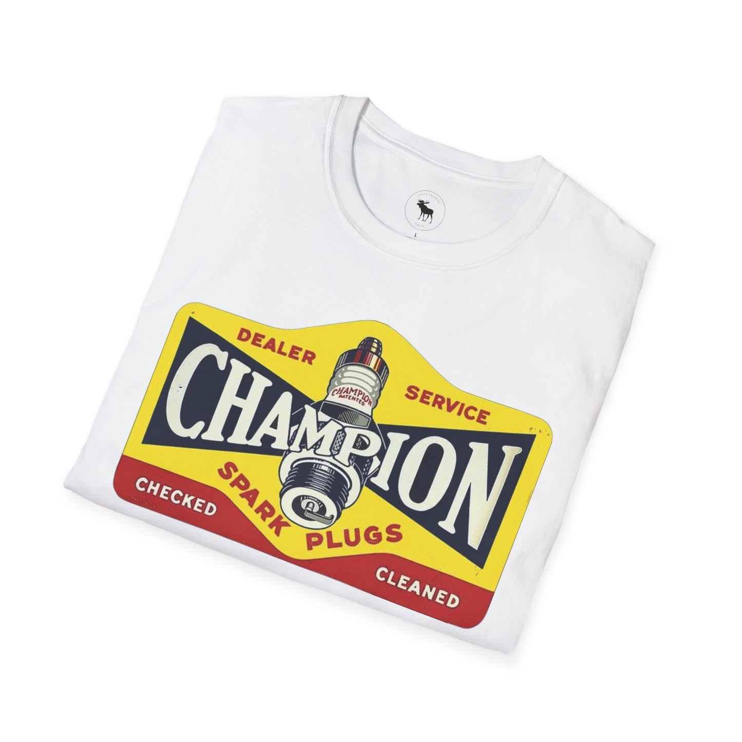 Champion Spark Plugs Vintage T-Shirt, Retro Car Lover's Tee, Unisex Graphic Shirt, Collector's Apparel, Father's Day Gift