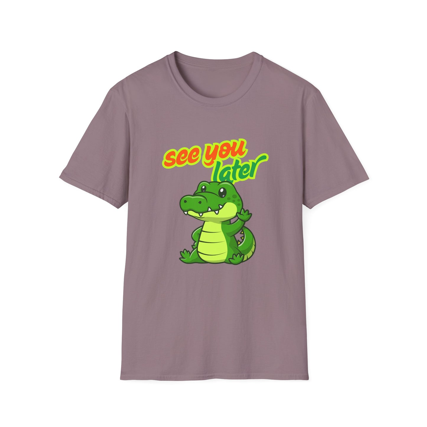 See You Later Alligator T-Shirt — Cute Retro Green Alligator Graphic Tee