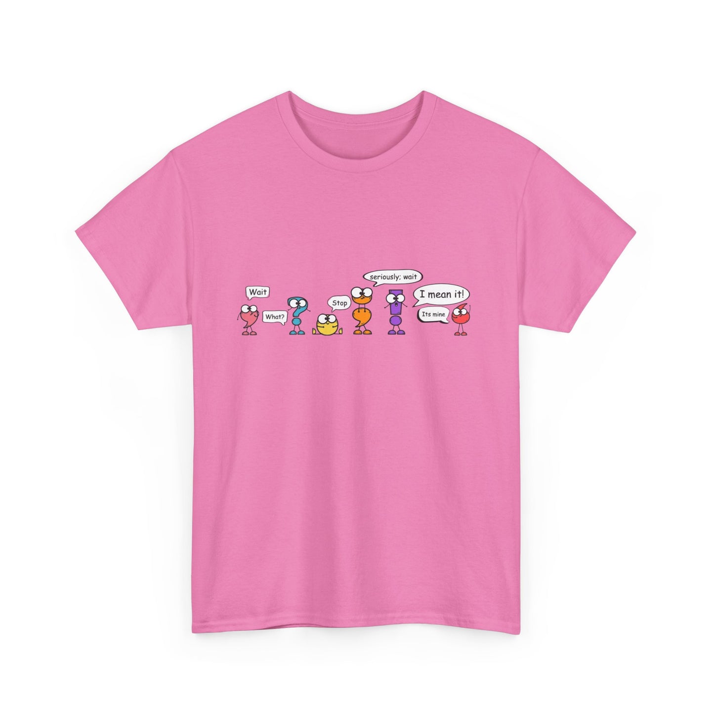 punctuation cartoon Heavy Cotton Tee