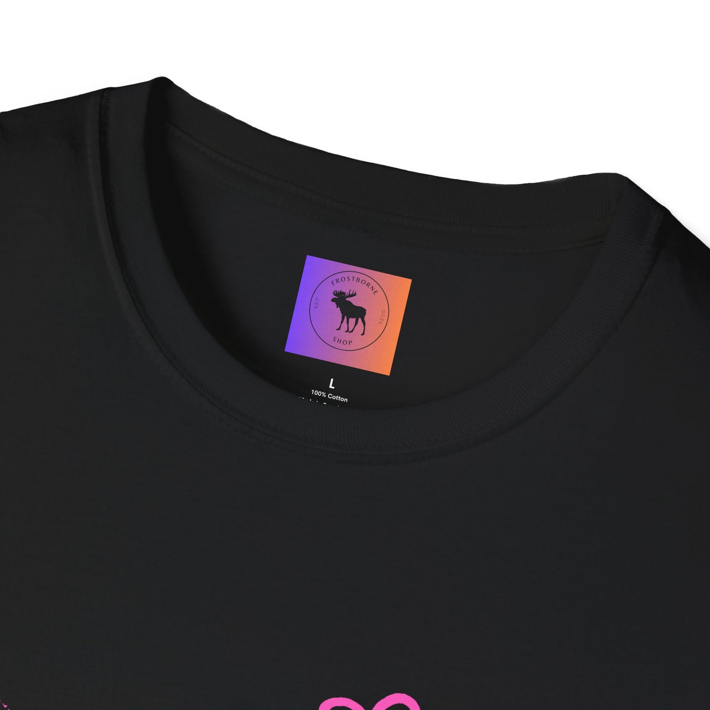 Heart Sketch T-Shirt — Pink Watercolor Hearts Valentine Tee