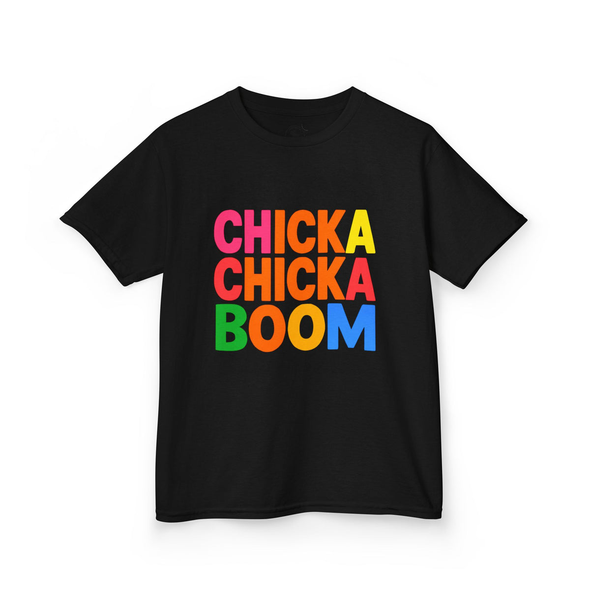 Colorful Kids Tee - Chicka Chicka Boom! Fun T-Shirt for Play Dates, Birthday Parties, Gift for Kids, Casual Wear, Summer Fun