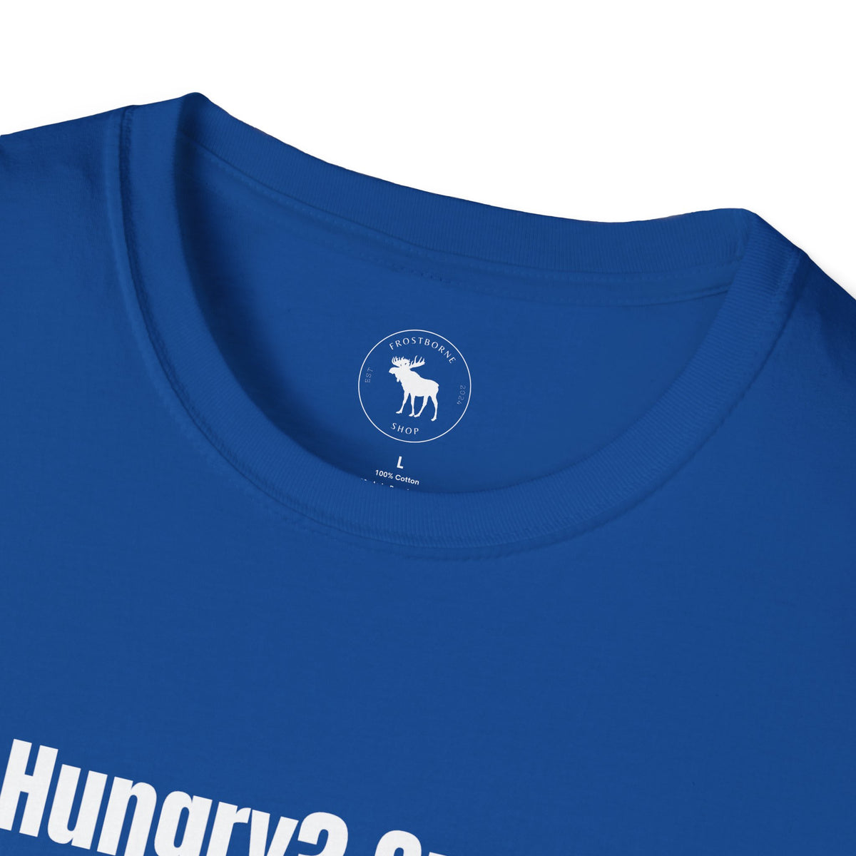 Bible Snack Tee — "Hungry? Grab a Bible" Christian T-Shirt (Matthew 5:6)