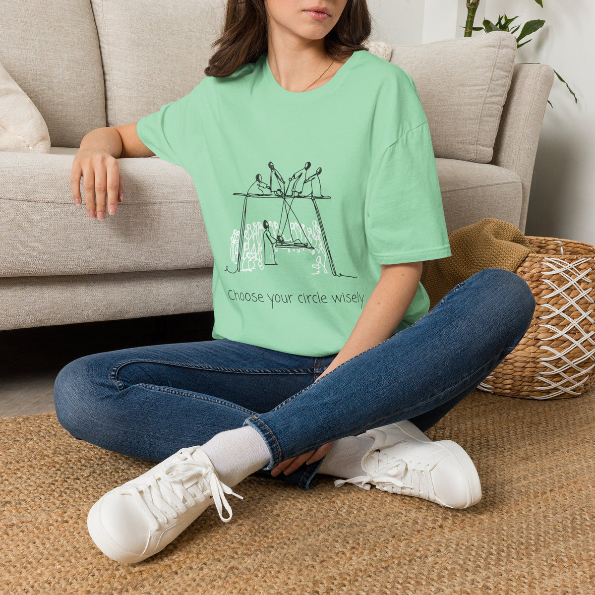Choose your circle wisely softstyle T
