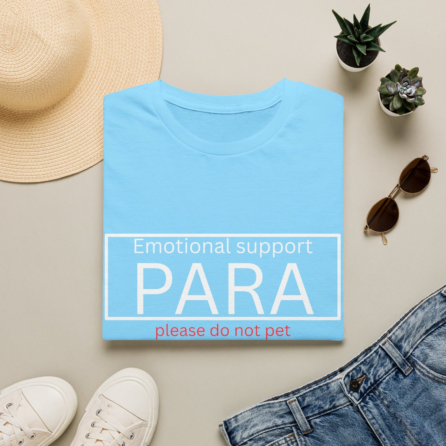 'Please Do Not Pet' T-Shirt — Minimalist Soft Casual Tee for Animal Lovers