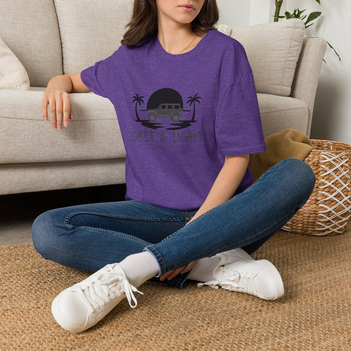 Beach 4x4 T-Shirt — "Salt & Light" Coastal Adventure Tee