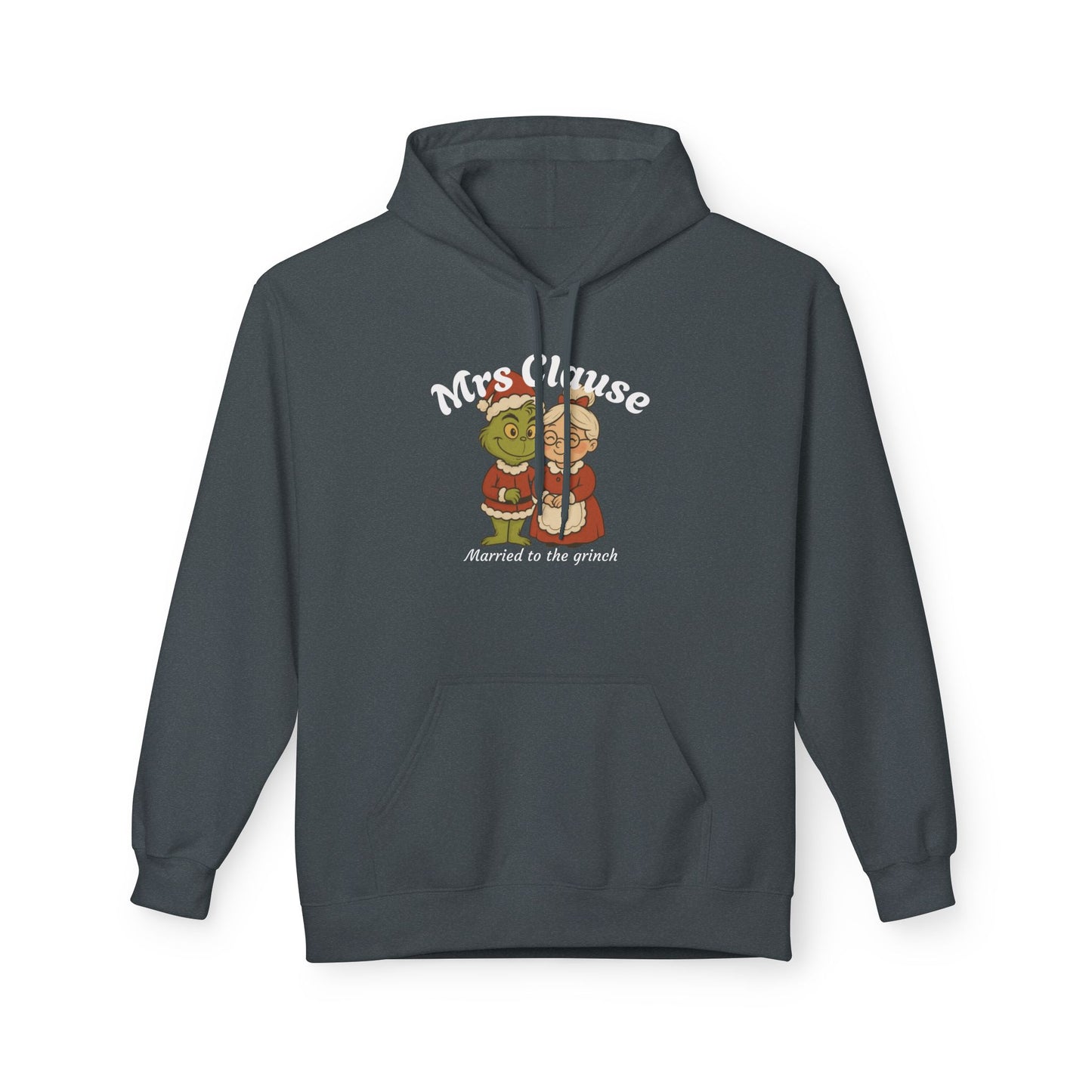 Mrs. Claus & Grinch Hoodie, Funny Christmas Sweatshirt, Holiday Gift for Couples, Christmas Apparel, Matching Couple Outfits, Cozy [...]