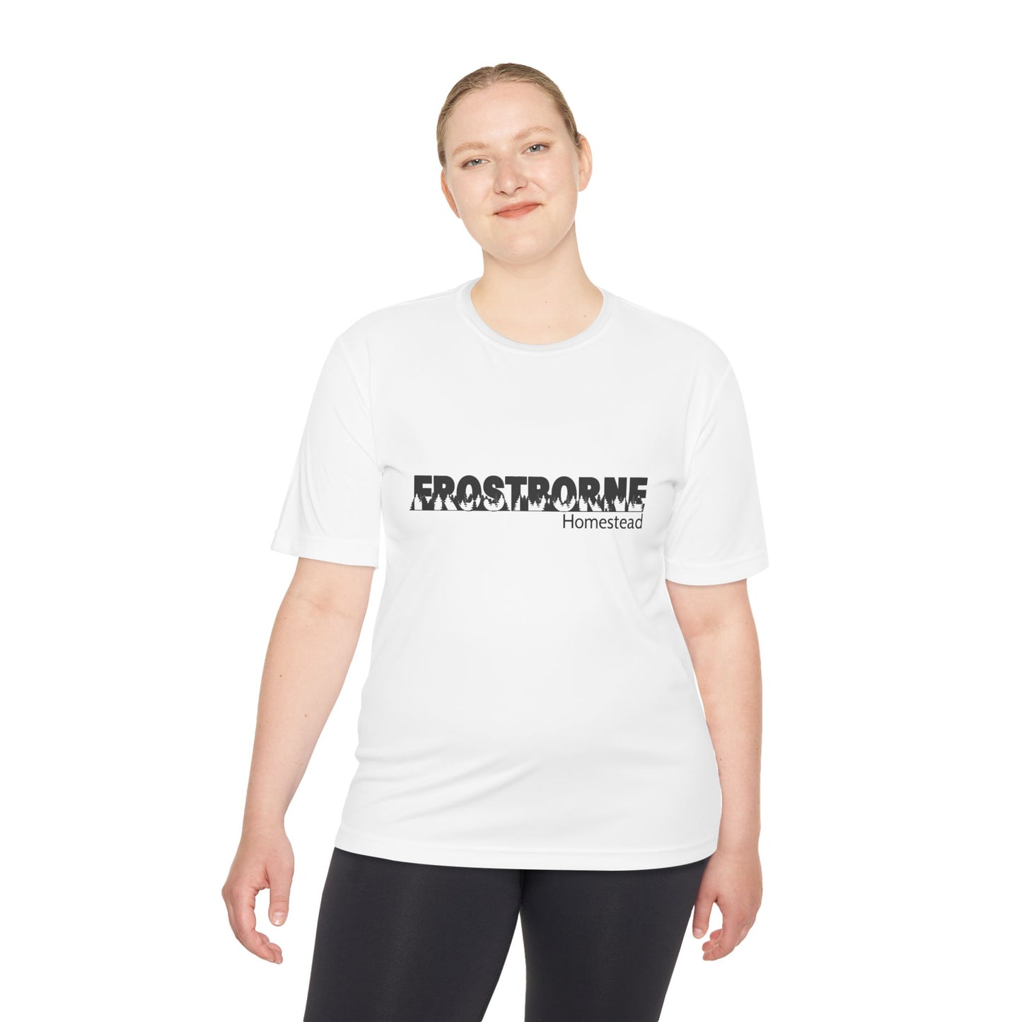 Frostborne Homestead Unisex Moisture Wicking Tee - Activewear, Sports Tee, Outdoor Shirt, Workout Top, Gift for Him and Her
