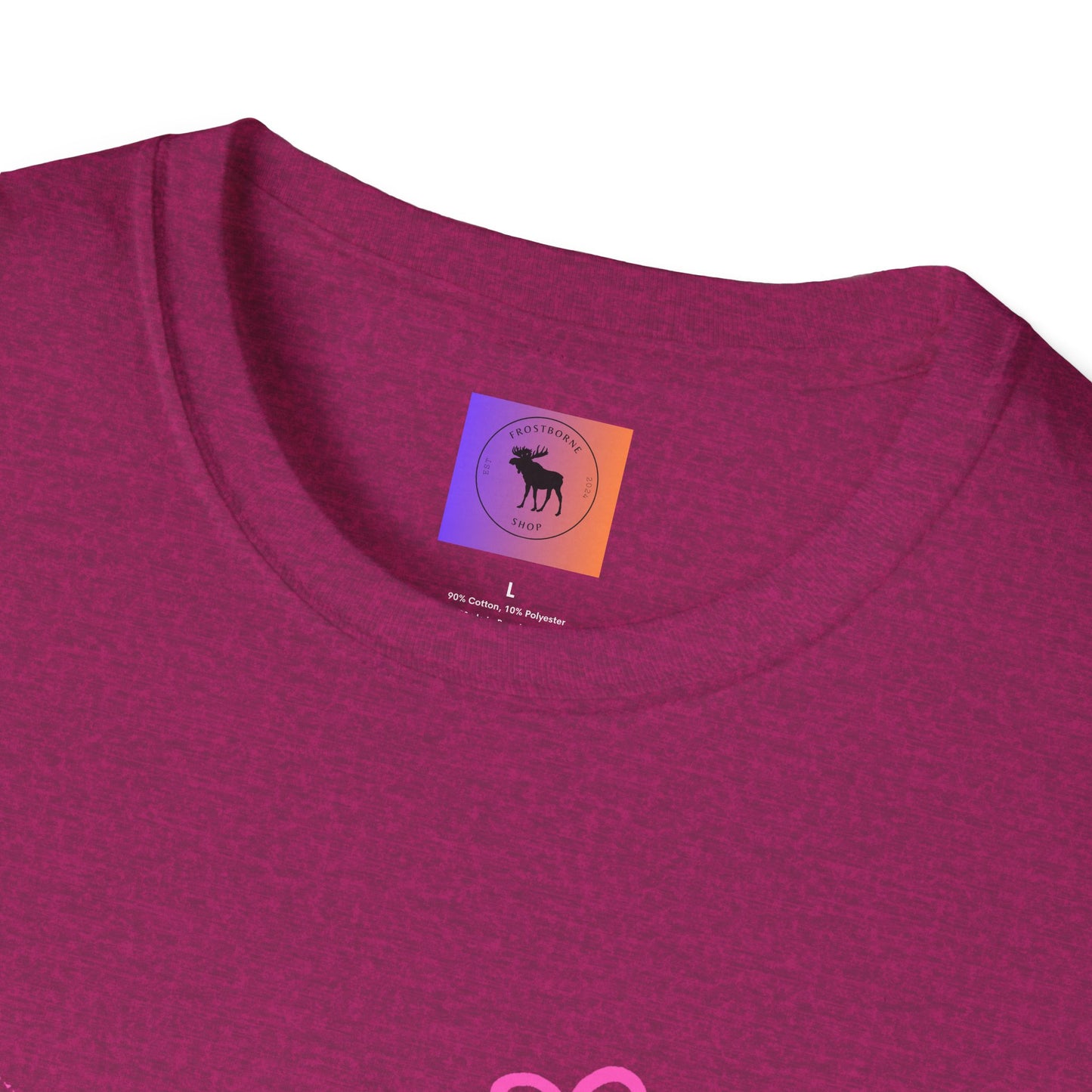 Heart Sketch T-Shirt — Pink Watercolor Hearts Valentine Tee