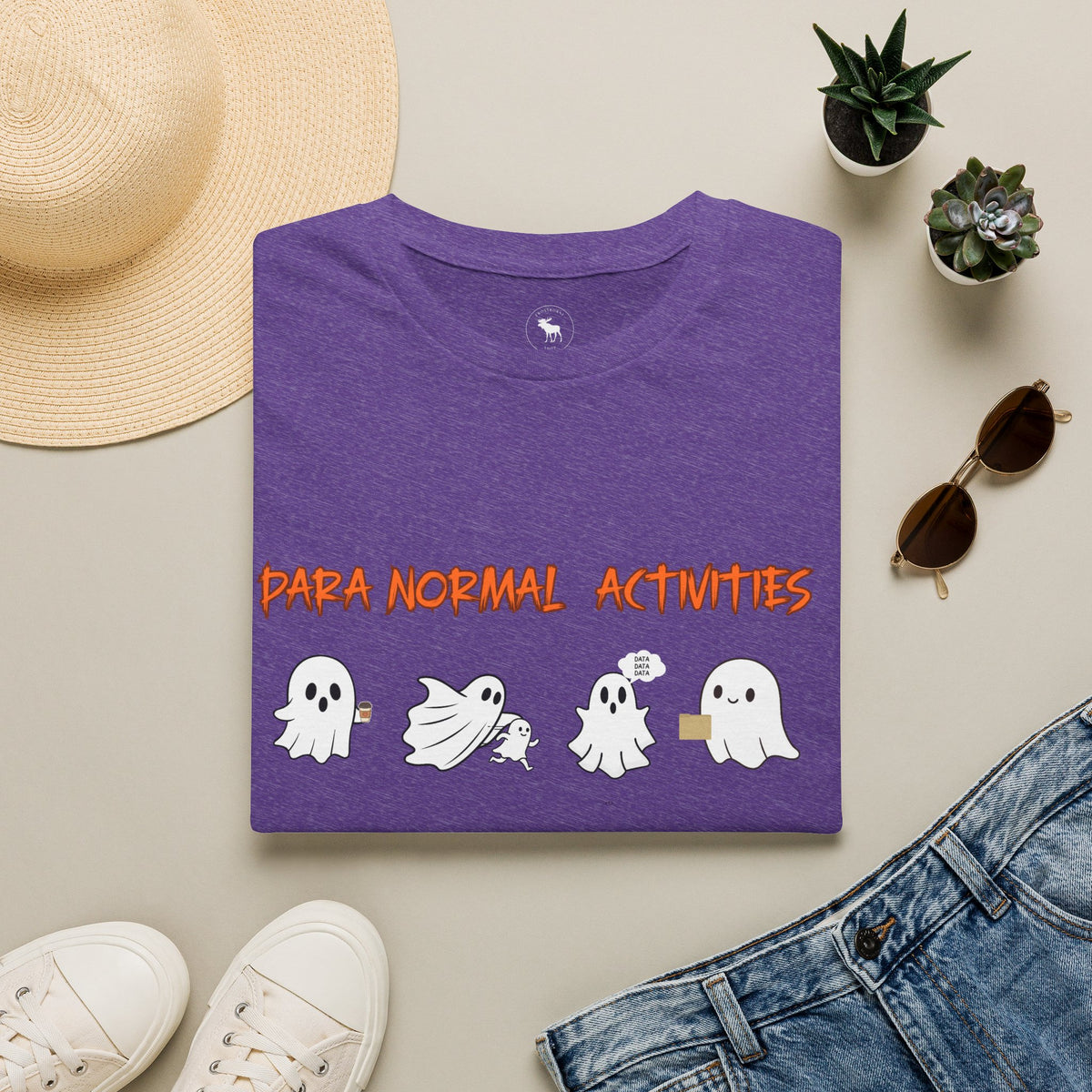 Paranormal Activities Ghosts T-Shirt — Cute Halloween Spirits Tee