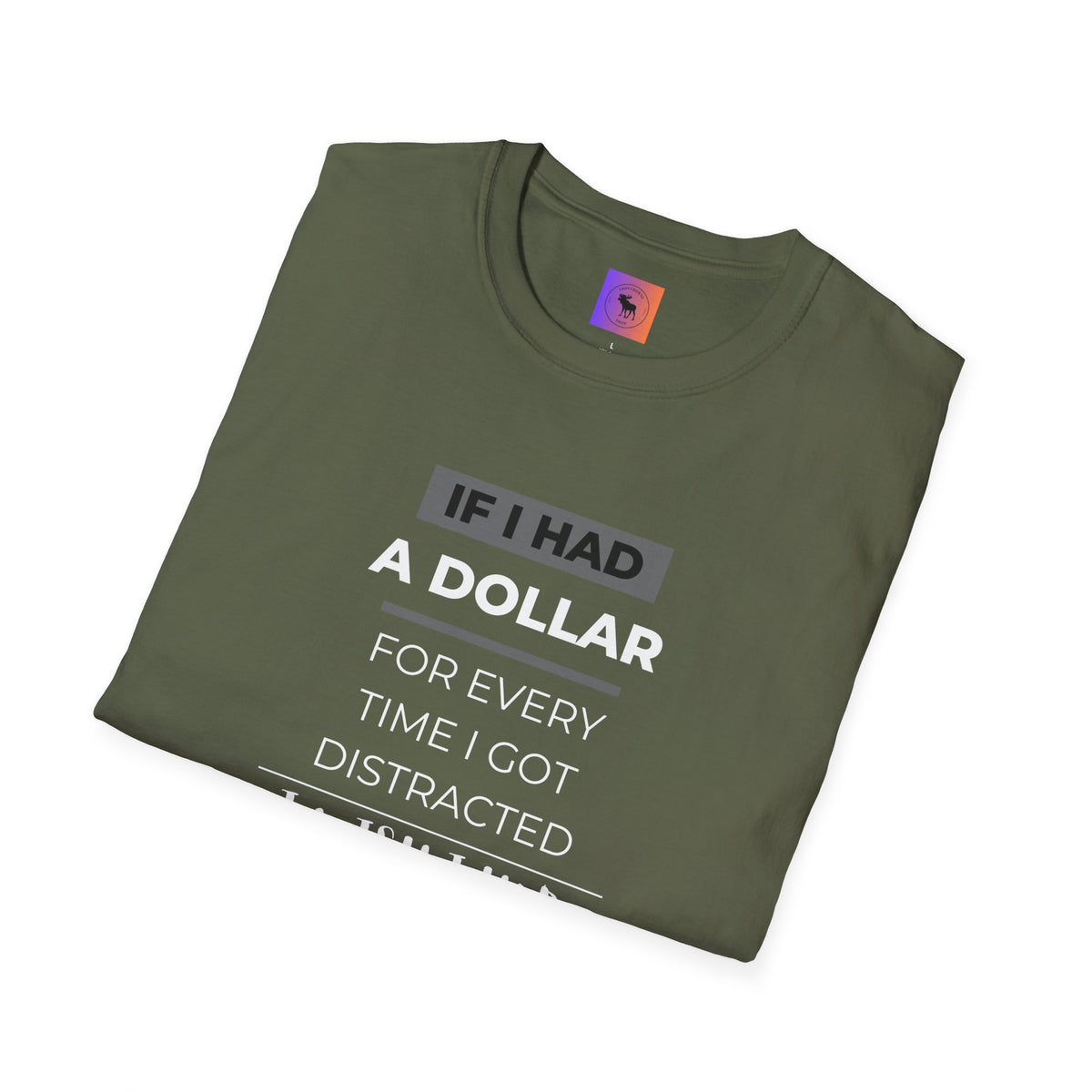 ADHD Awareness Unisex T-Shirt - Distracted and Forgetful Funny Design