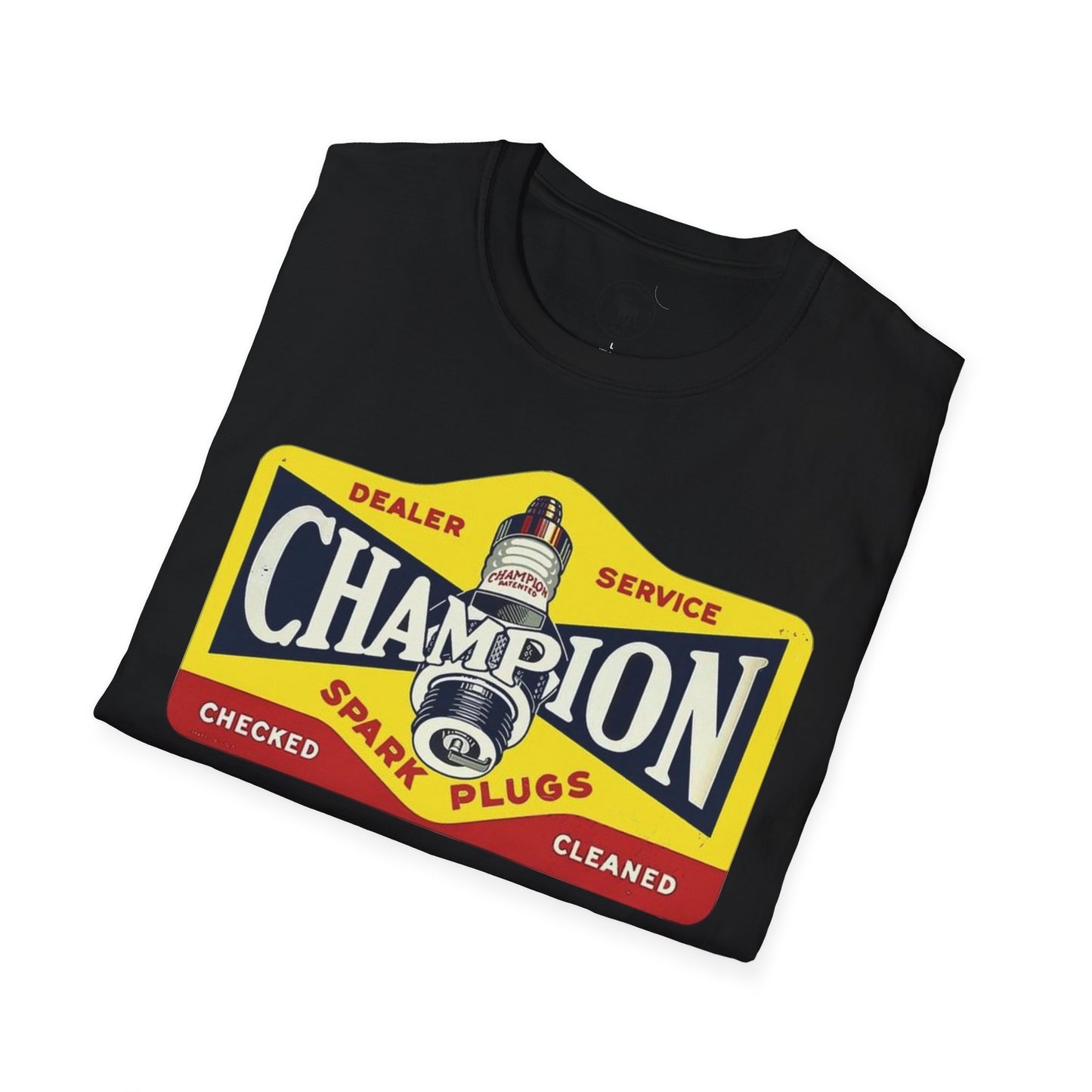 Champion Spark Plugs Vintage T-Shirt, Retro Car Lover's Tee, Unisex Graphic Shirt, Collector's Apparel, Father's Day Gift