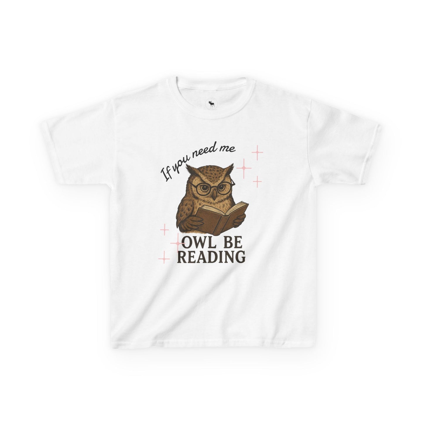Reading Owl Kids Tee, Funny Owl Shirt, Gift for Book Lovers, Cute Kid's T-Shirt, Owl Be Reading Tee, Child's Reading Shirt