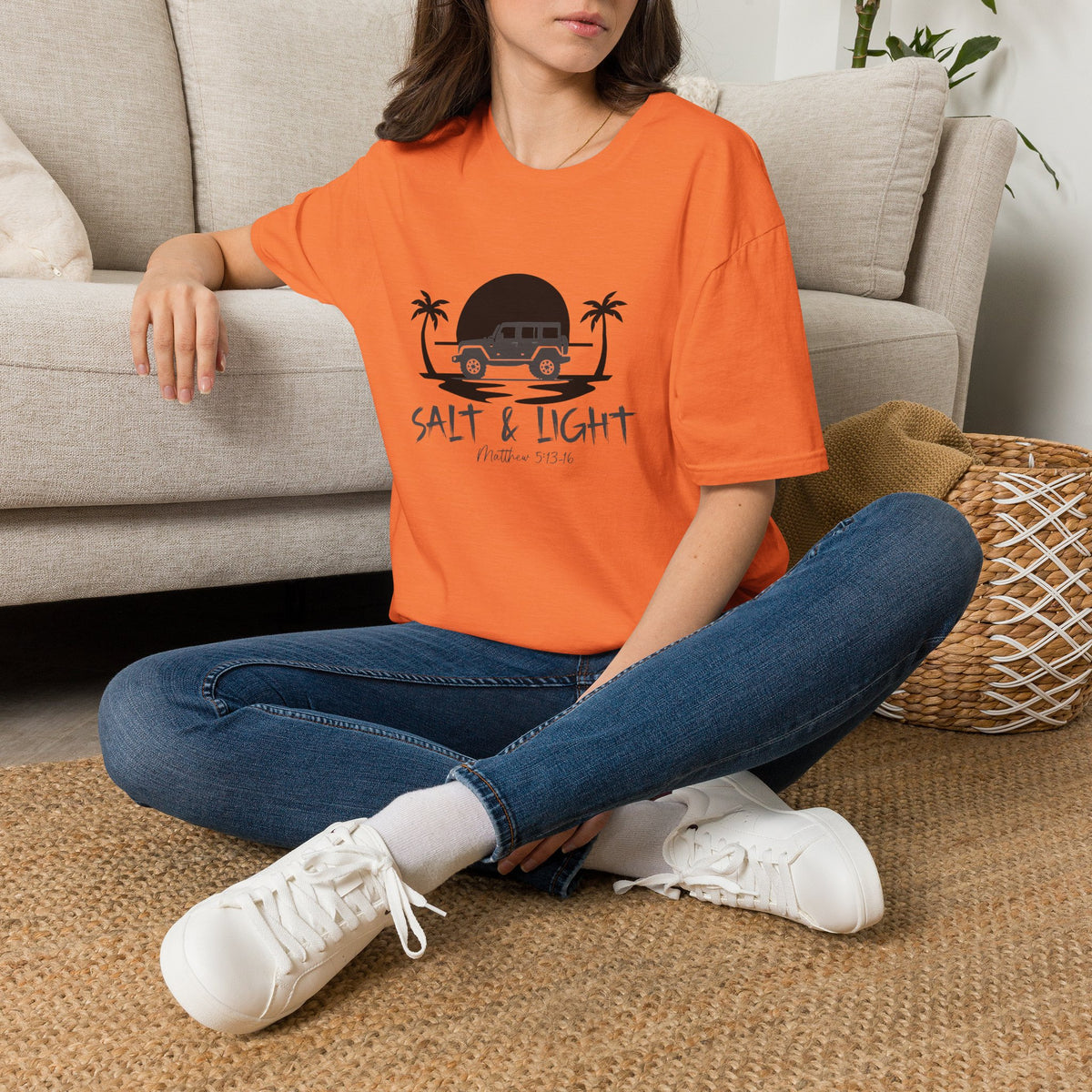 Beach 4x4 T-Shirt — "Salt & Light" Coastal Adventure Tee