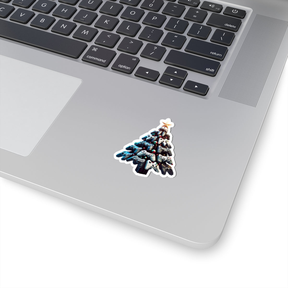 console controller Christmas tree Kiss-Cut Stickers