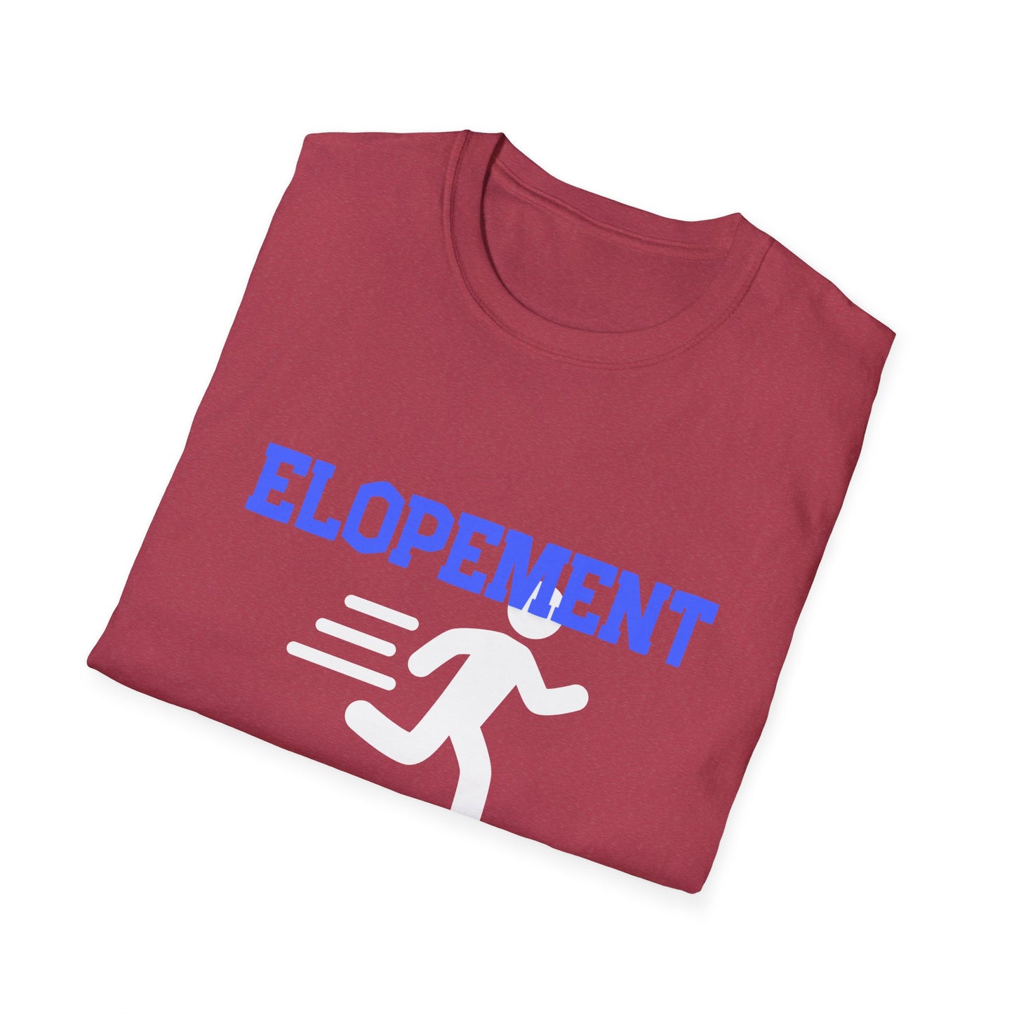 Elopement Running T-Shirt — Funny 'Elopement' Sped Escape Tee