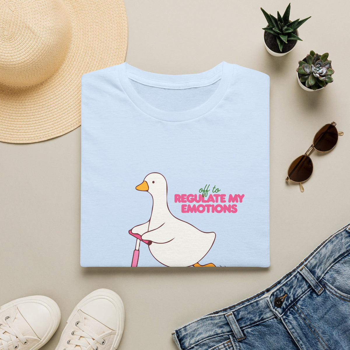 Regulate My Emotions Goose T-Shirt