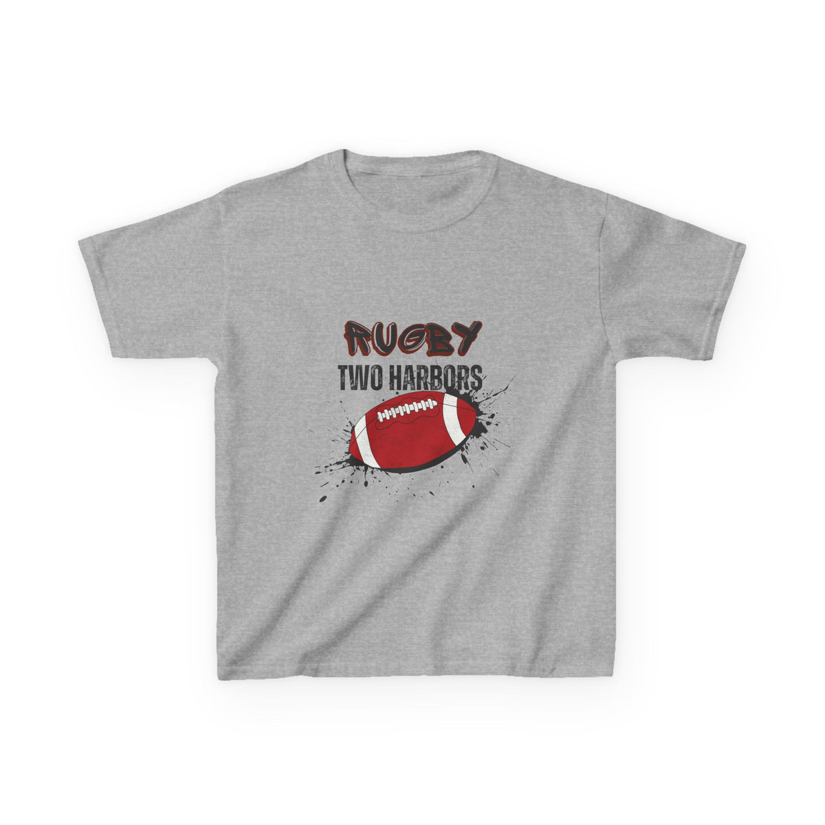 Kids Rugby Two Harbors T‑Shirt — Youth Football Graphic Tee
