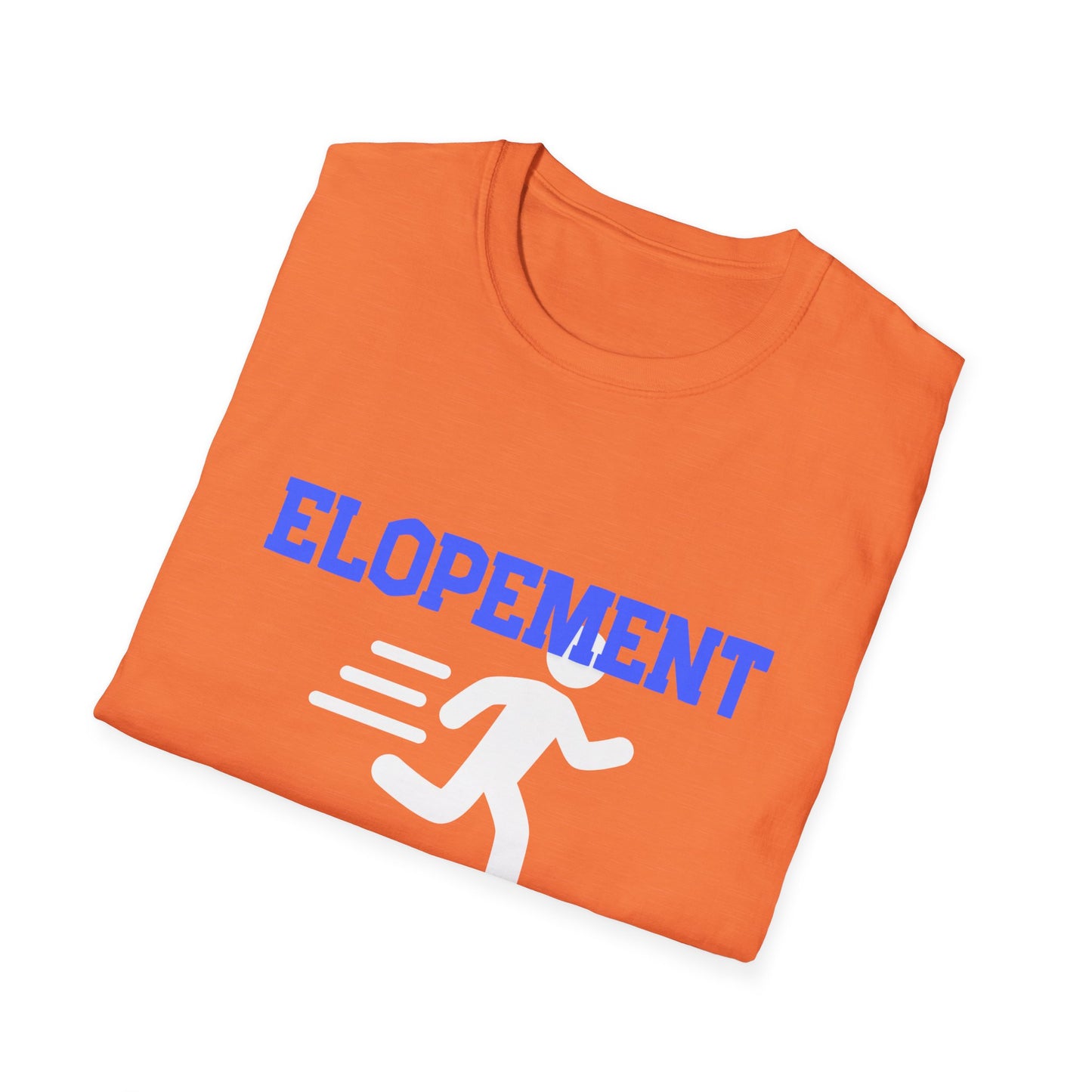 Elopement Running T-Shirt — Funny 'Elopement' Sped Escape Tee