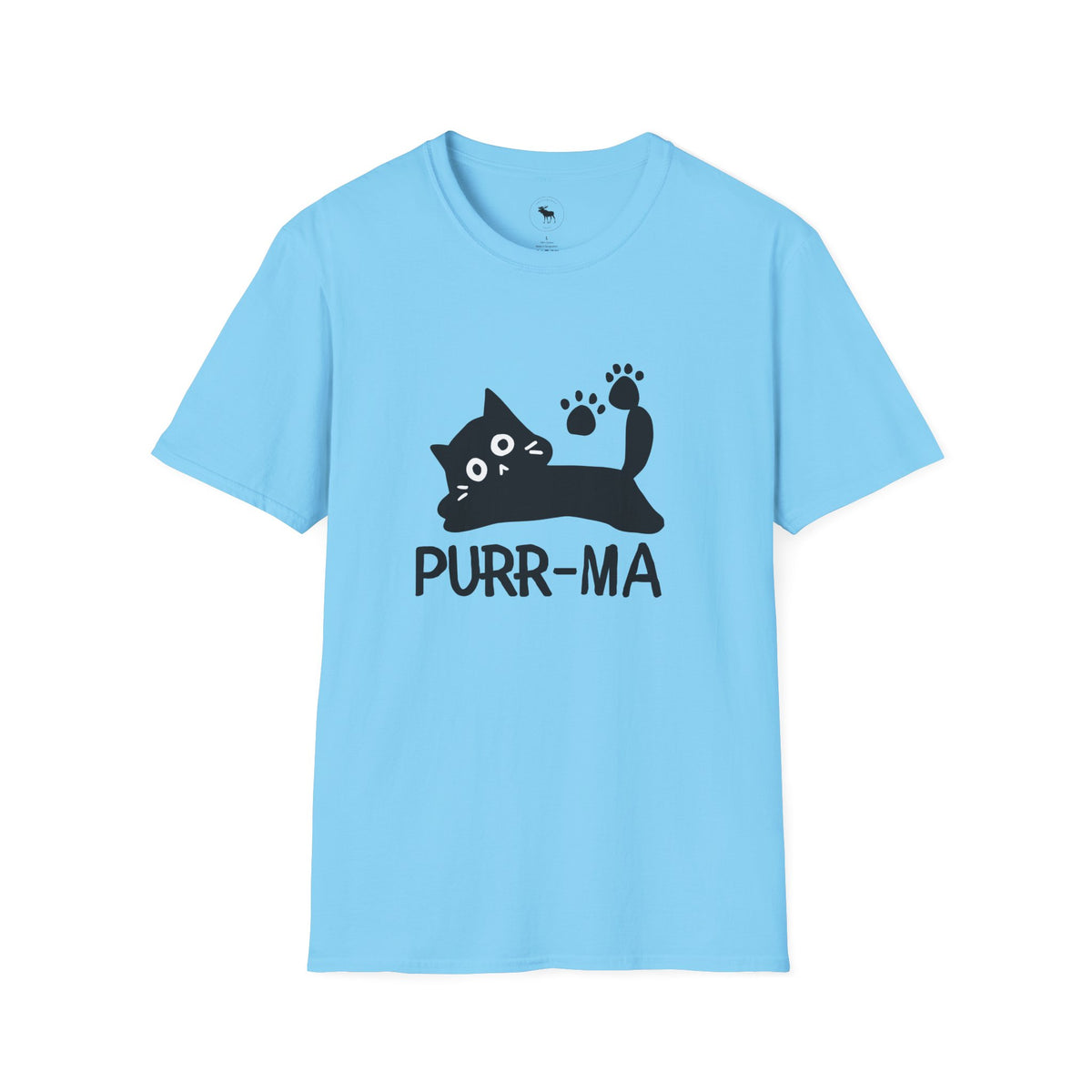 Purr-ma Cat T-Shirt — Cute Paw Print Kitty Tee for Cat Lover grandma