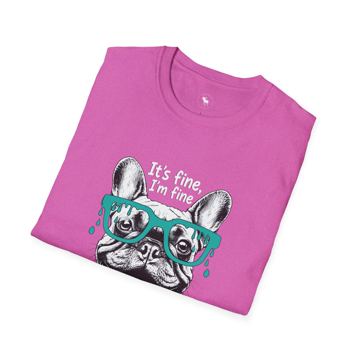 Funny Cat “It’s Fine, I’m Fine” Graphic T-Shirt