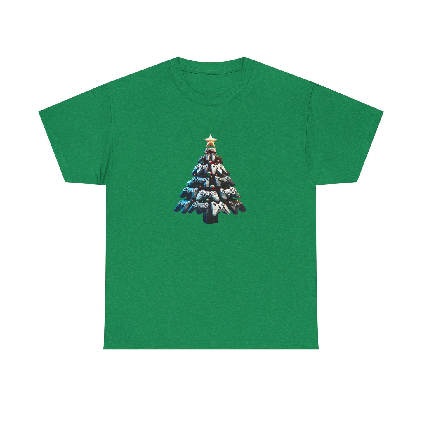 Video Game Console Christmas Tree Unisex Tee, Gaming Holiday Shirt, Gamer Gift, Retro Gamer Shirt, Gaming Console Tee, Christmas Tee
