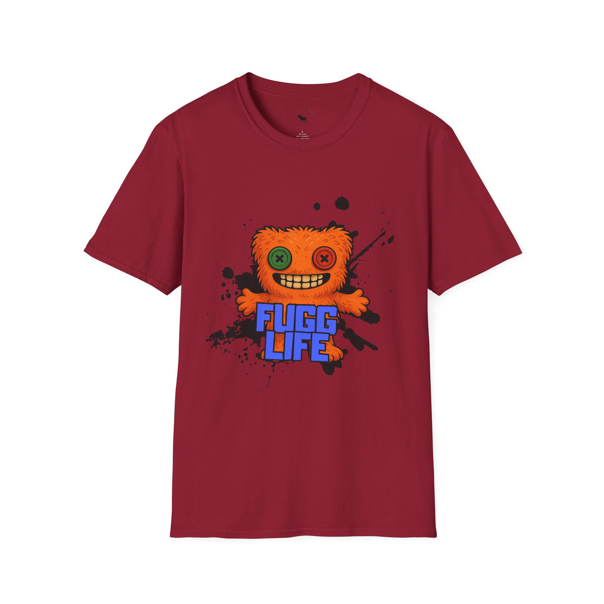 Funny Orange Monster T-Shirt – 'Fugg Life' Graphic Tee