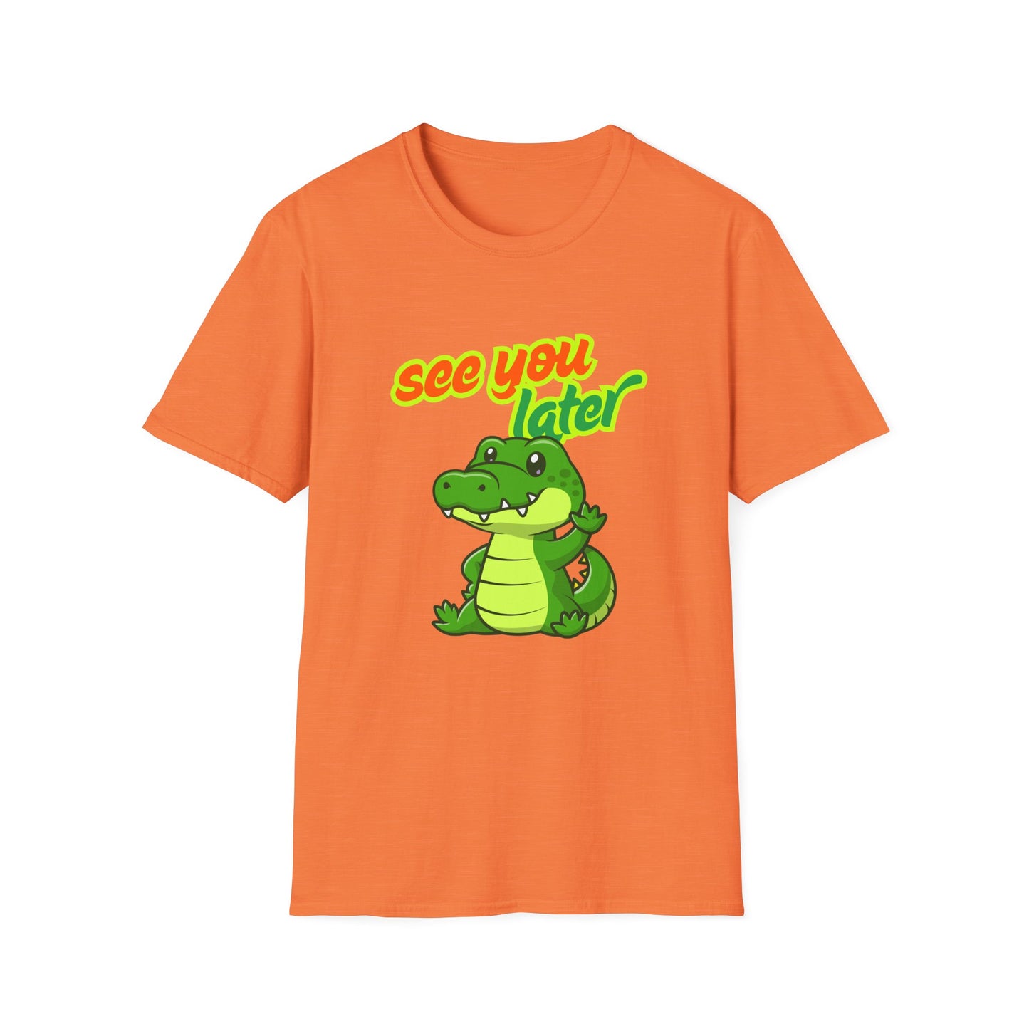 See You Later Alligator T-Shirt — Cute Retro Green Alligator Graphic Tee