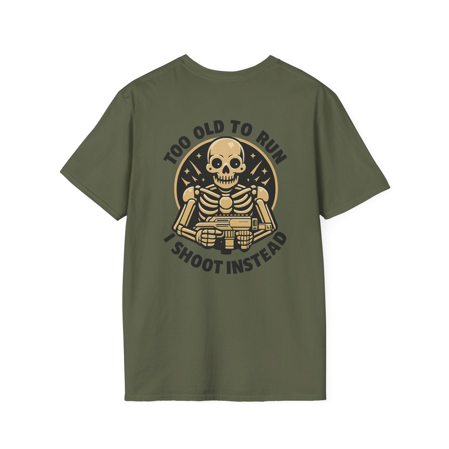 Skeleton Humor T-Shirt, Funny Gift for Photographers, Halloween Party Tee, Unisex Casual Shirt, Vintage Retro Style