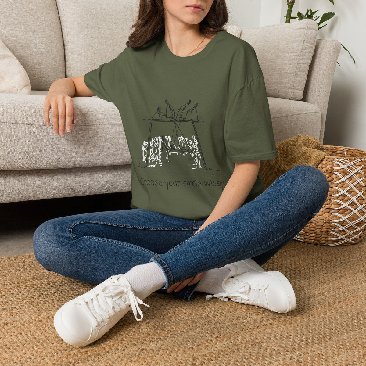 Choose your circle wisely softstyle T