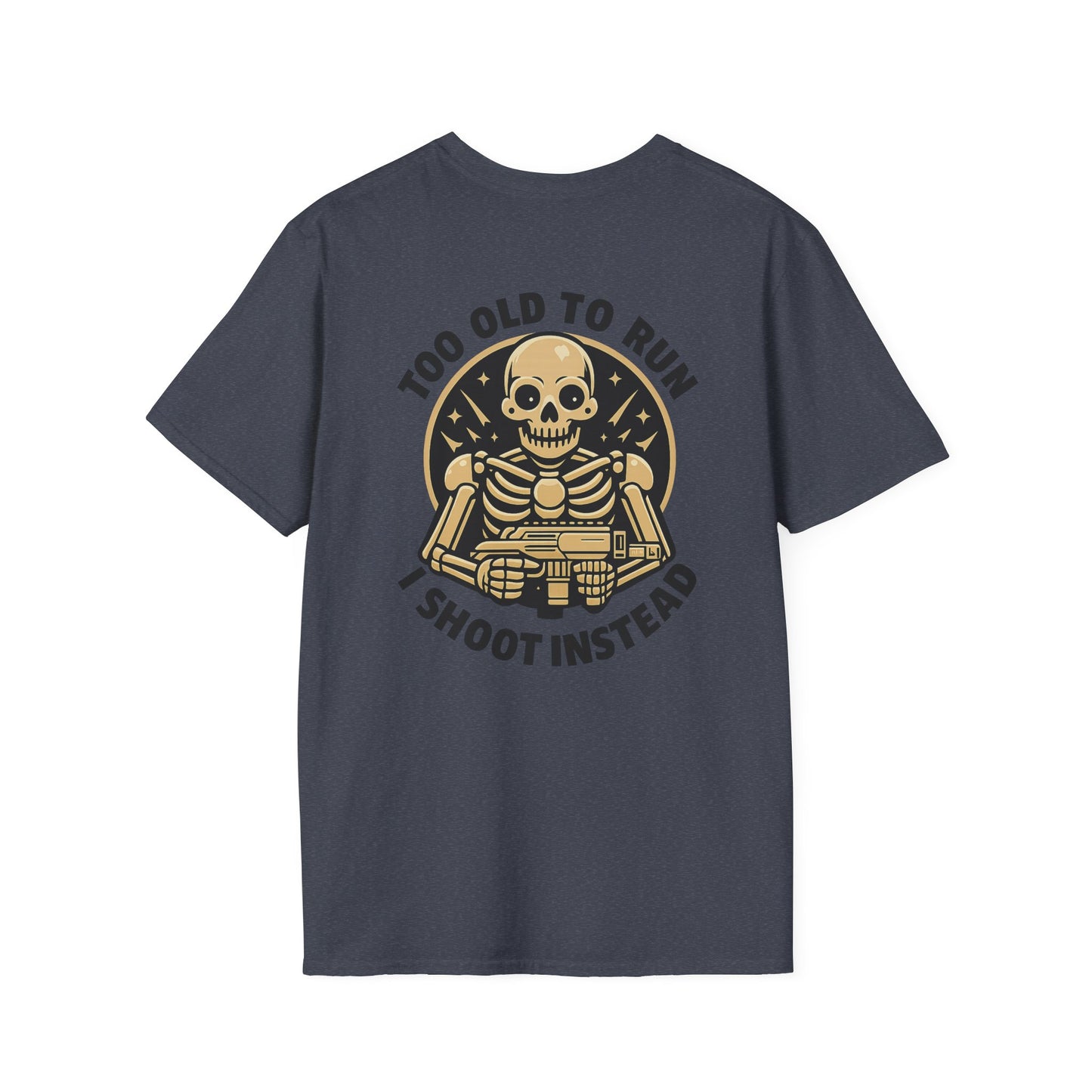 Skeleton Humor T-Shirt, Funny Gift for Photographers, Halloween Party Tee, Unisex Casual Shirt, Vintage Retro Style