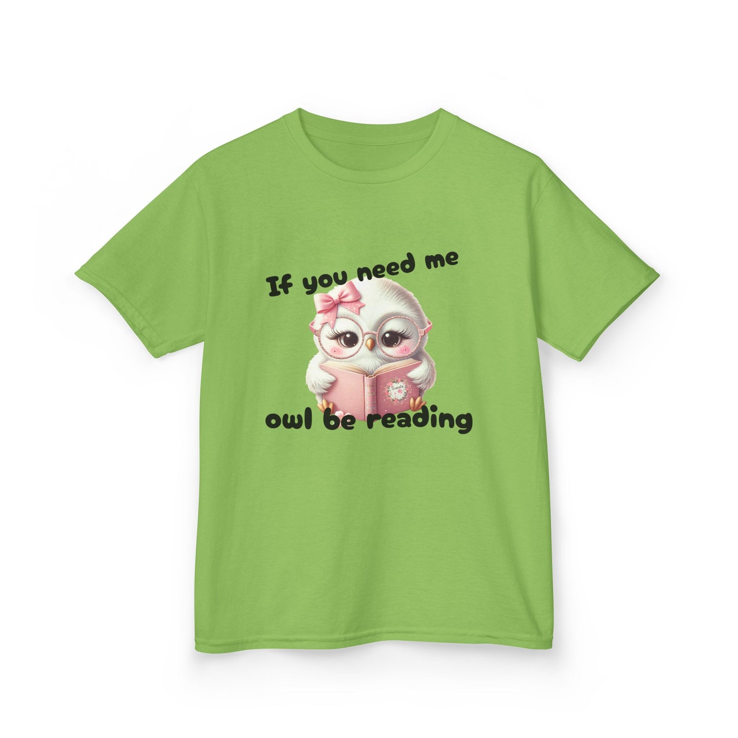 Kids T-Shirt, Cute Owls Design, Bookworm Gift, Youth Reader Tee, Children's Literature Shirt
