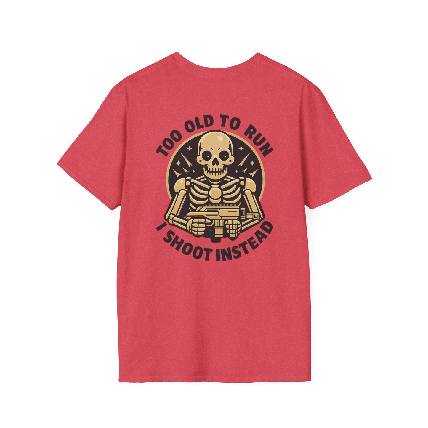Skeleton Humor T-Shirt, Funny Gift for Photographers, Halloween Party Tee, Unisex Casual Shirt, Vintage Retro Style