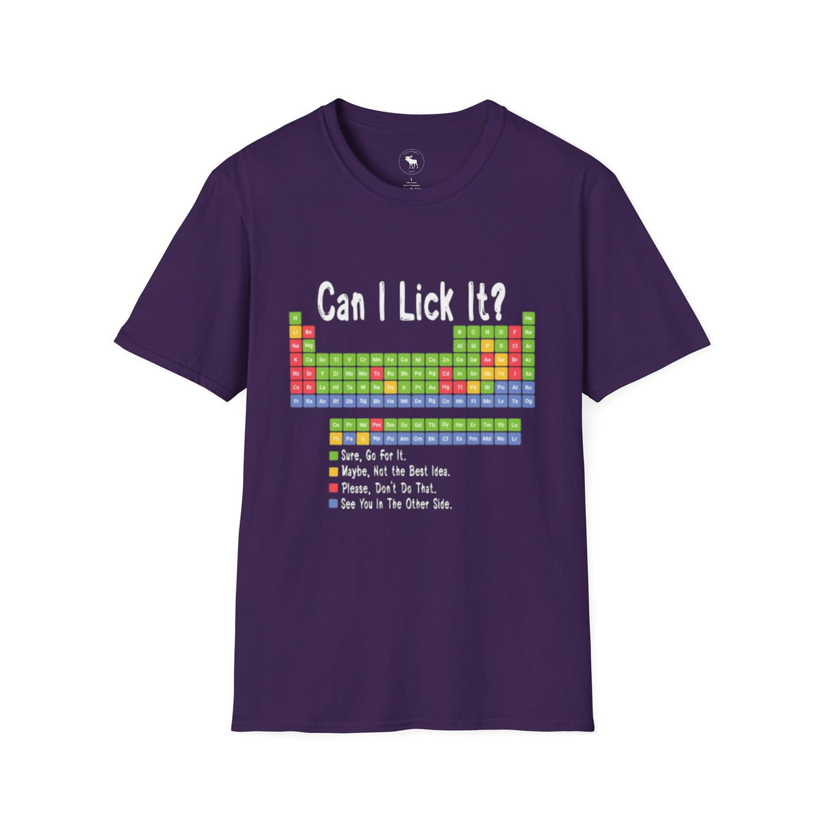 Can I Lick It? Chemistry Periodic Table T-Shirt