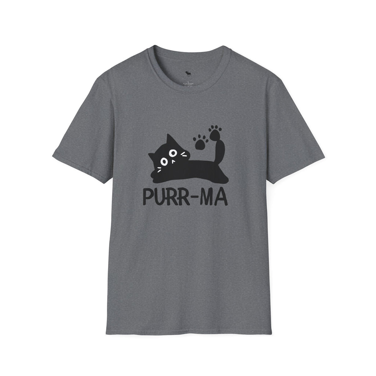Purr-ma Cat T-Shirt — Cute Paw Print Kitty Tee for Cat Lover grandma
