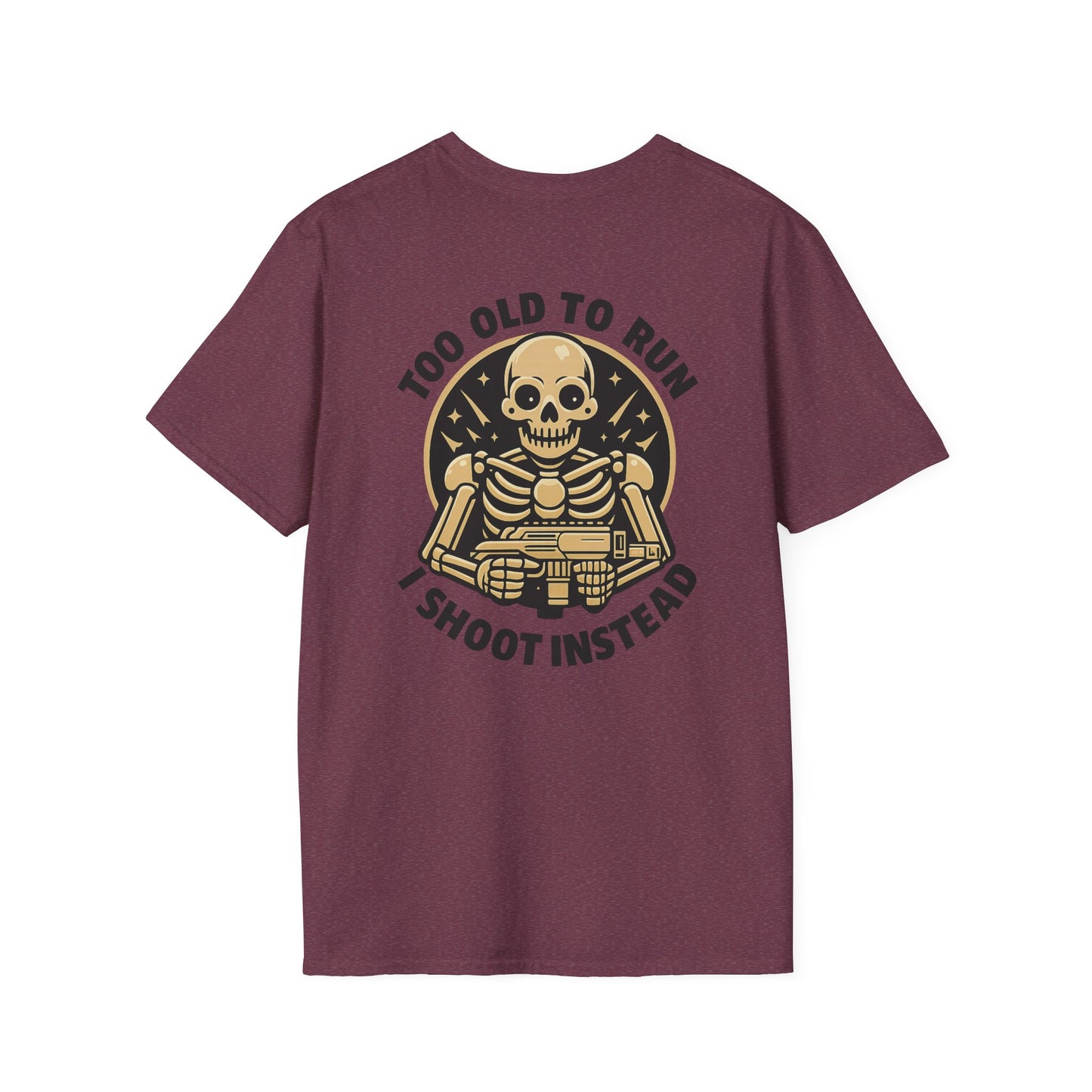 Skeleton Humor T-Shirt, Funny Gift for Photographers, Halloween Party Tee, Unisex Casual Shirt, Vintage Retro Style
