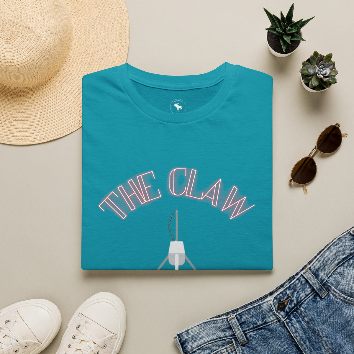 The Claw T‑Shirt — Retro Arcade Toy Claw Machine Tee