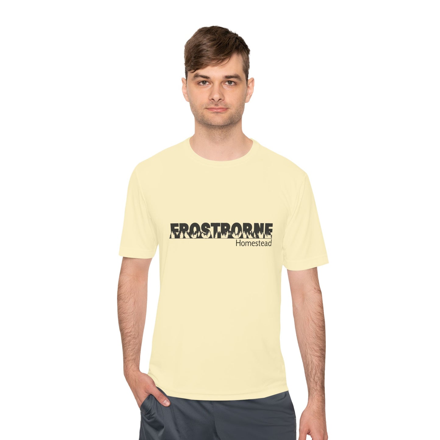 Frostborne Homestead Unisex Moisture Wicking Tee - Activewear, Sports Tee, Outdoor Shirt, Workout Top, Gift for Him and Her