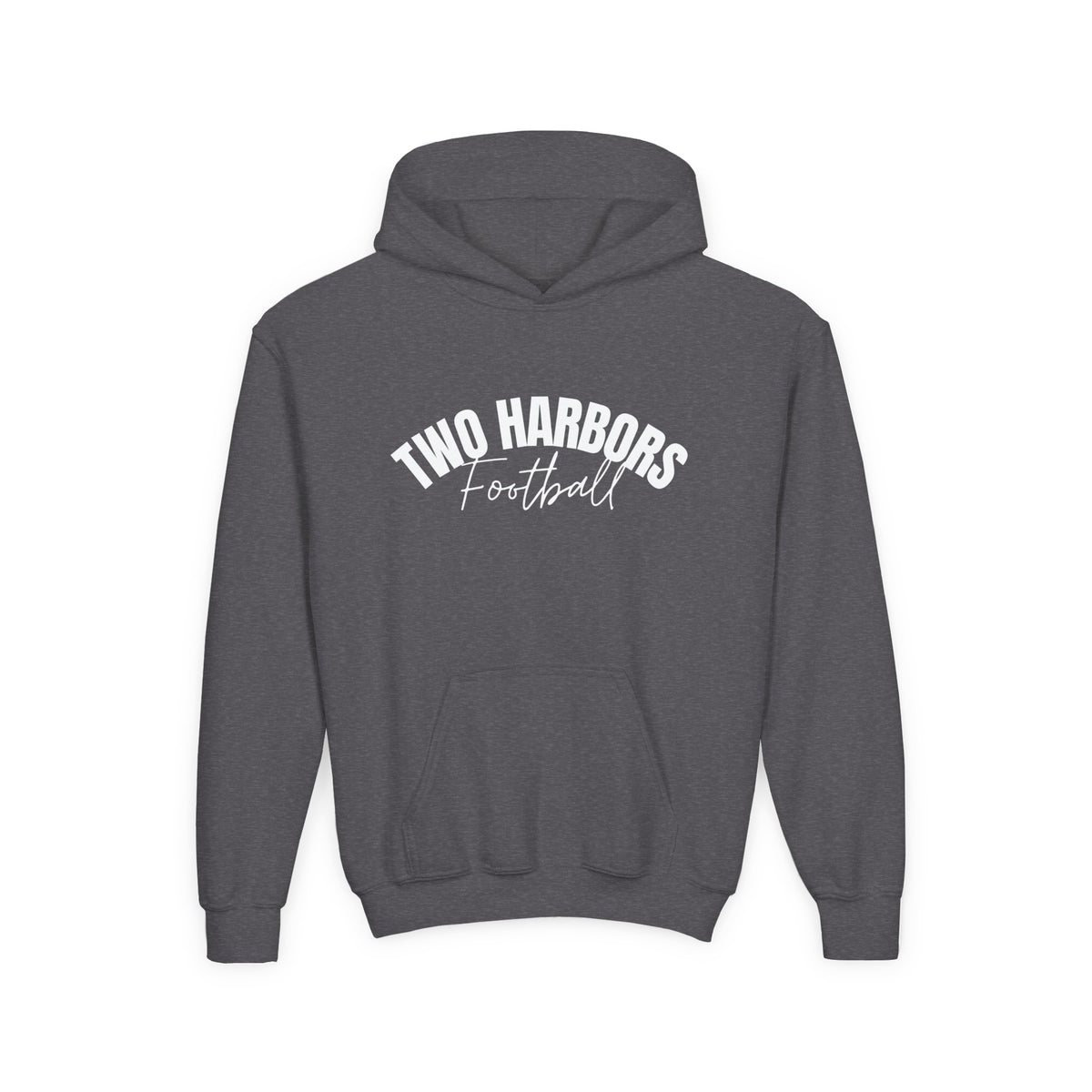 Two Harbors Football Youth Hoodie — Kids Team Spirit Pullover