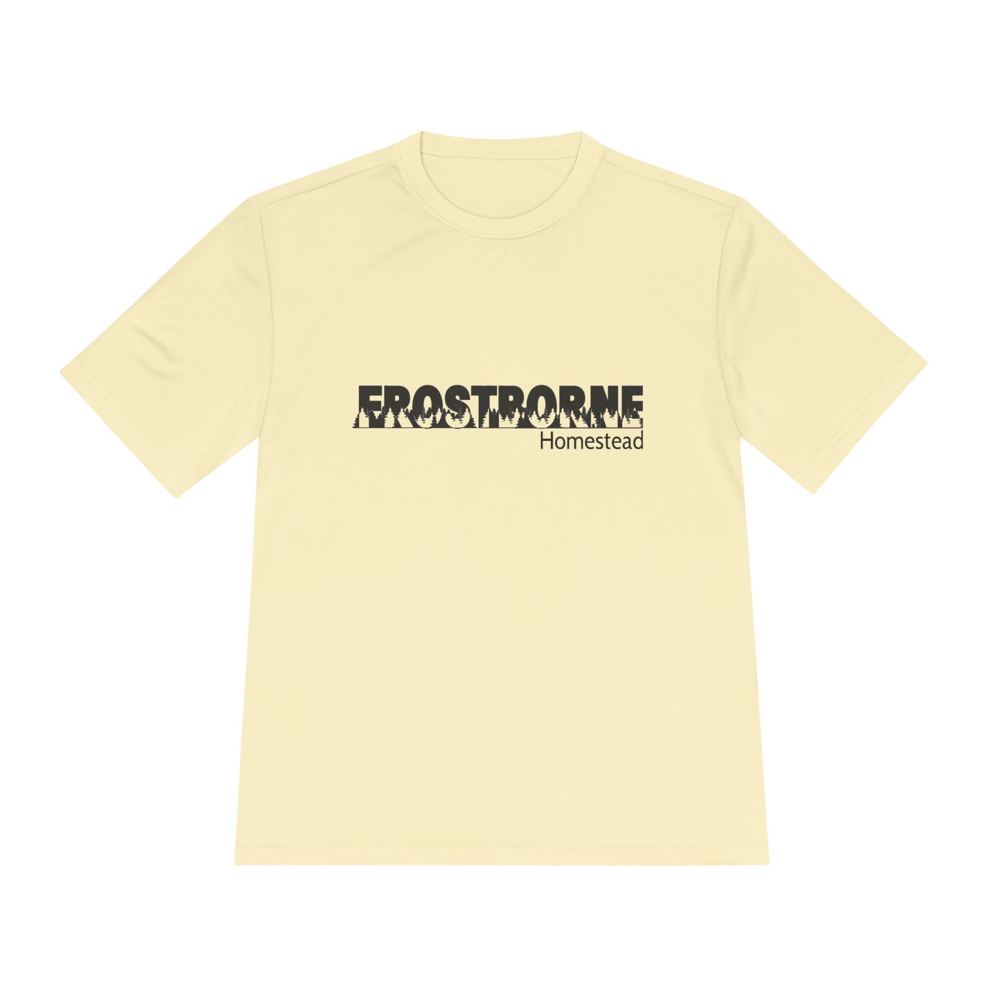 Frostborne Homestead Unisex Moisture Wicking Tee - Activewear, Sports Tee, Outdoor Shirt, Workout Top, Gift for Him and Her
