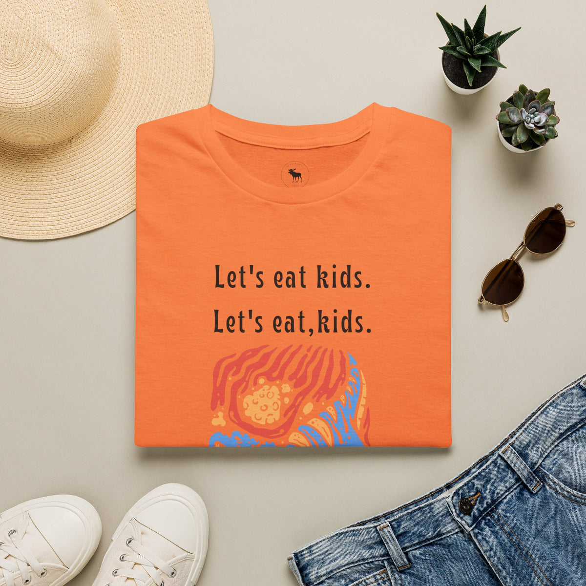 Let's Eat, Kids. T-Shirt — Punctuation Saves Lives Funny Grammar Tee