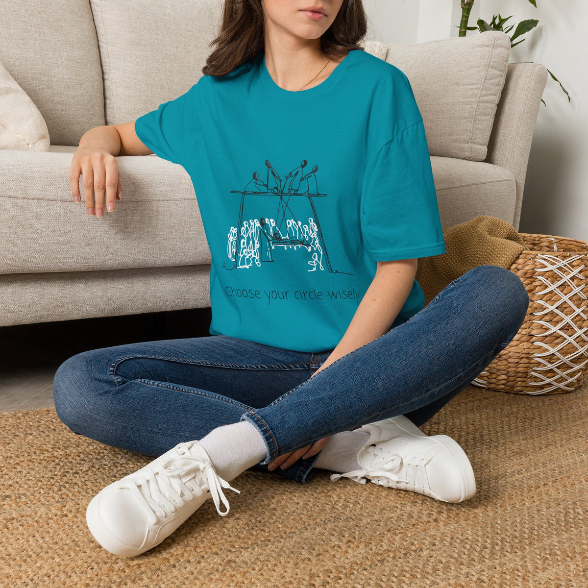 Choose your circle wisely softstyle T