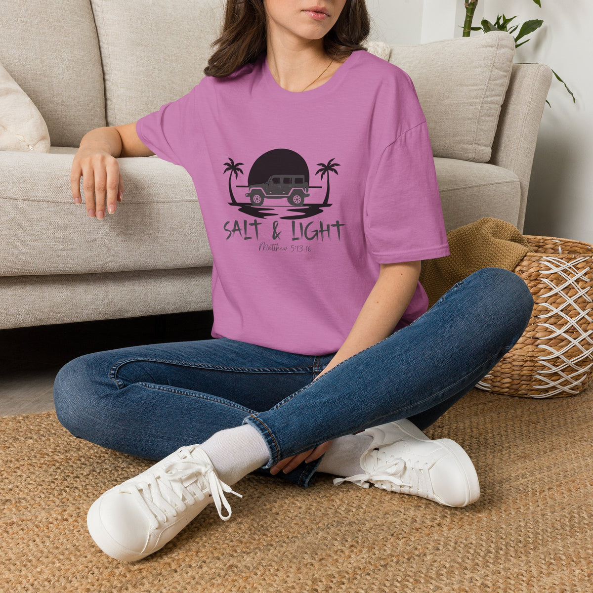 Beach 4x4 T-Shirt — "Salt & Light" Coastal Adventure Tee