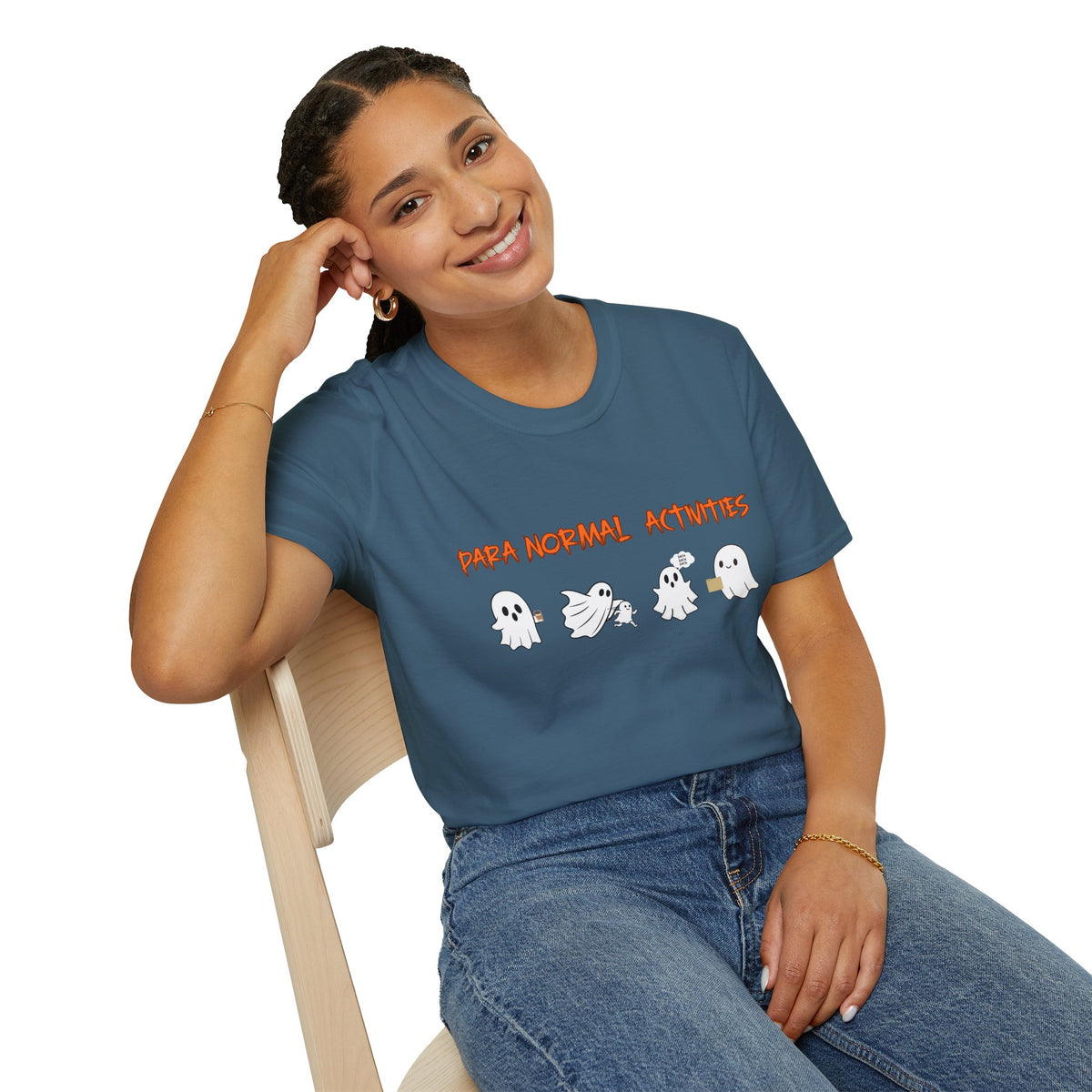 Paranormal Activities Ghosts T-Shirt — Cute Halloween Spirits Tee